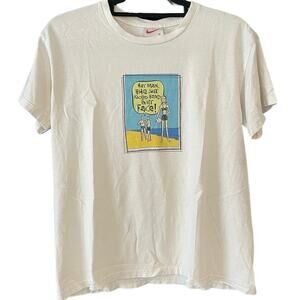 Vintage 90s Nike Chicks Rule Volleyball Graphic Shirt Adult Medium